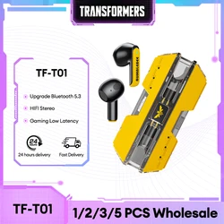 Transformers TF-T01 TWS auriculares Bluetooth 5,3 auriculares inalámbricos de baja latencia estéreo HIFI auriculares para juegos música auriculares de modo Dual