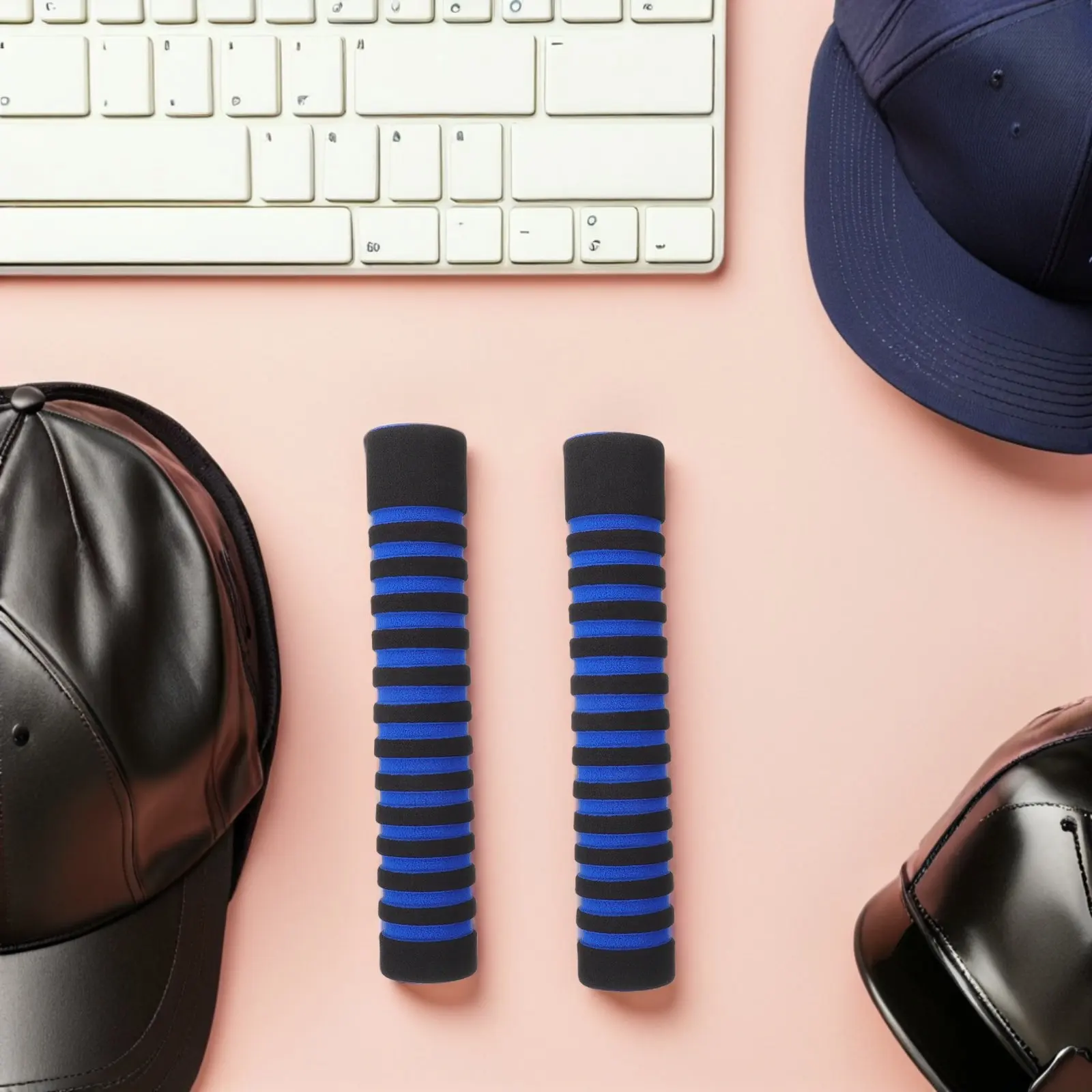 

Набор из 4 накладок на ручку ракетки для бадминтона и тенниса: влагостойкие, нескользящие, с абсорбирующей губкой