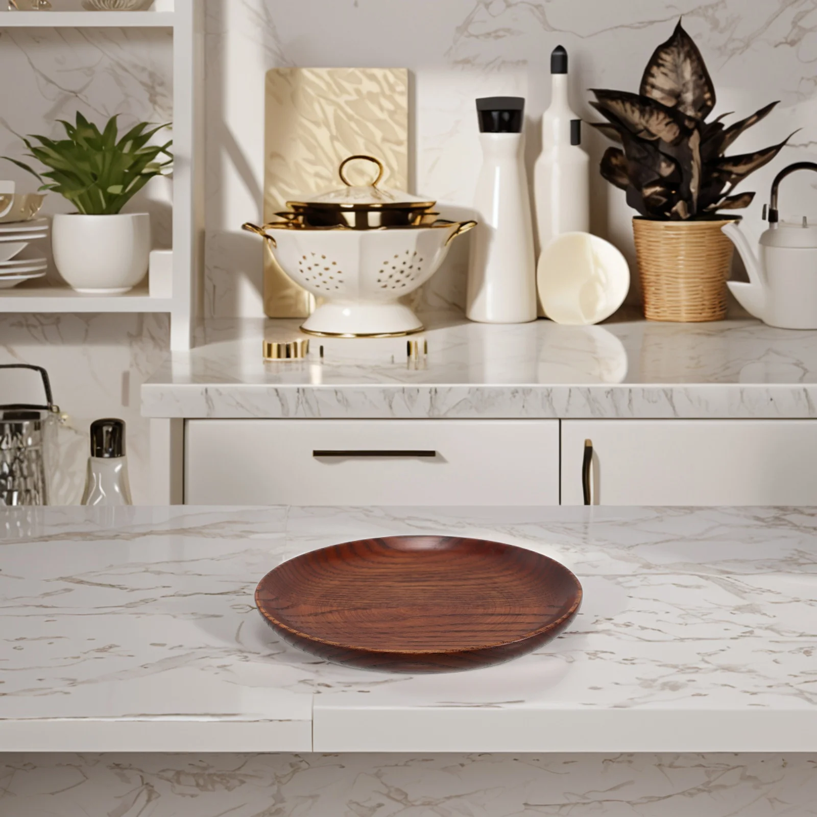 

Wooden Wine Bottle Coaster Thick Round Rustic Table Protector Spill Prevention Non-Slip Reusable Drink Mat Home Bar