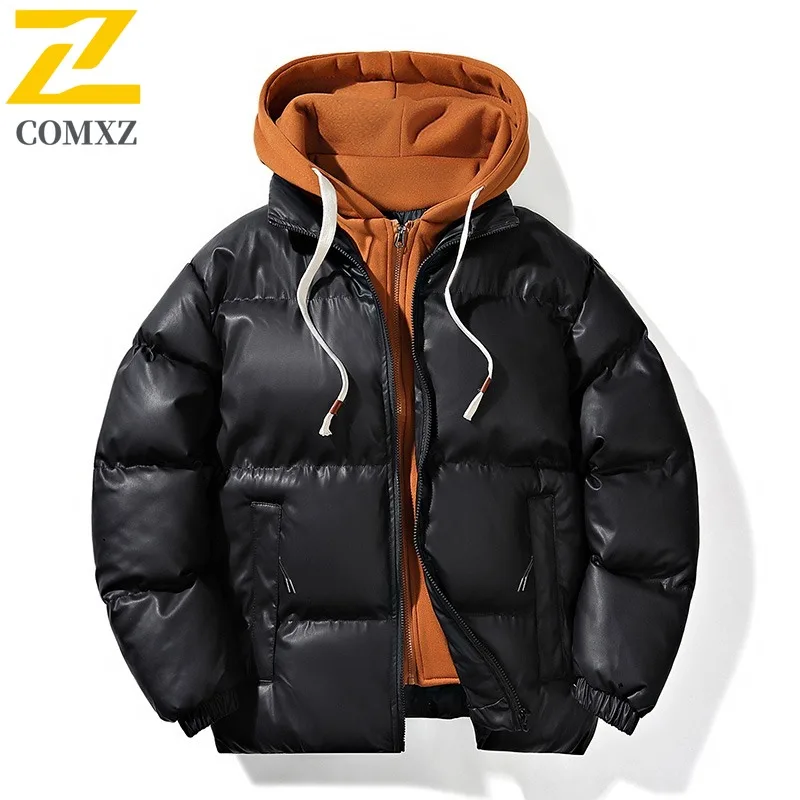 

COMXZ Высококачественная стеганая куртка Водонепроницаемая теплая уличная зимняя гламурная стеганая куртка Кемпинг Дизайнерская мужская хлопковая стеганая куртка