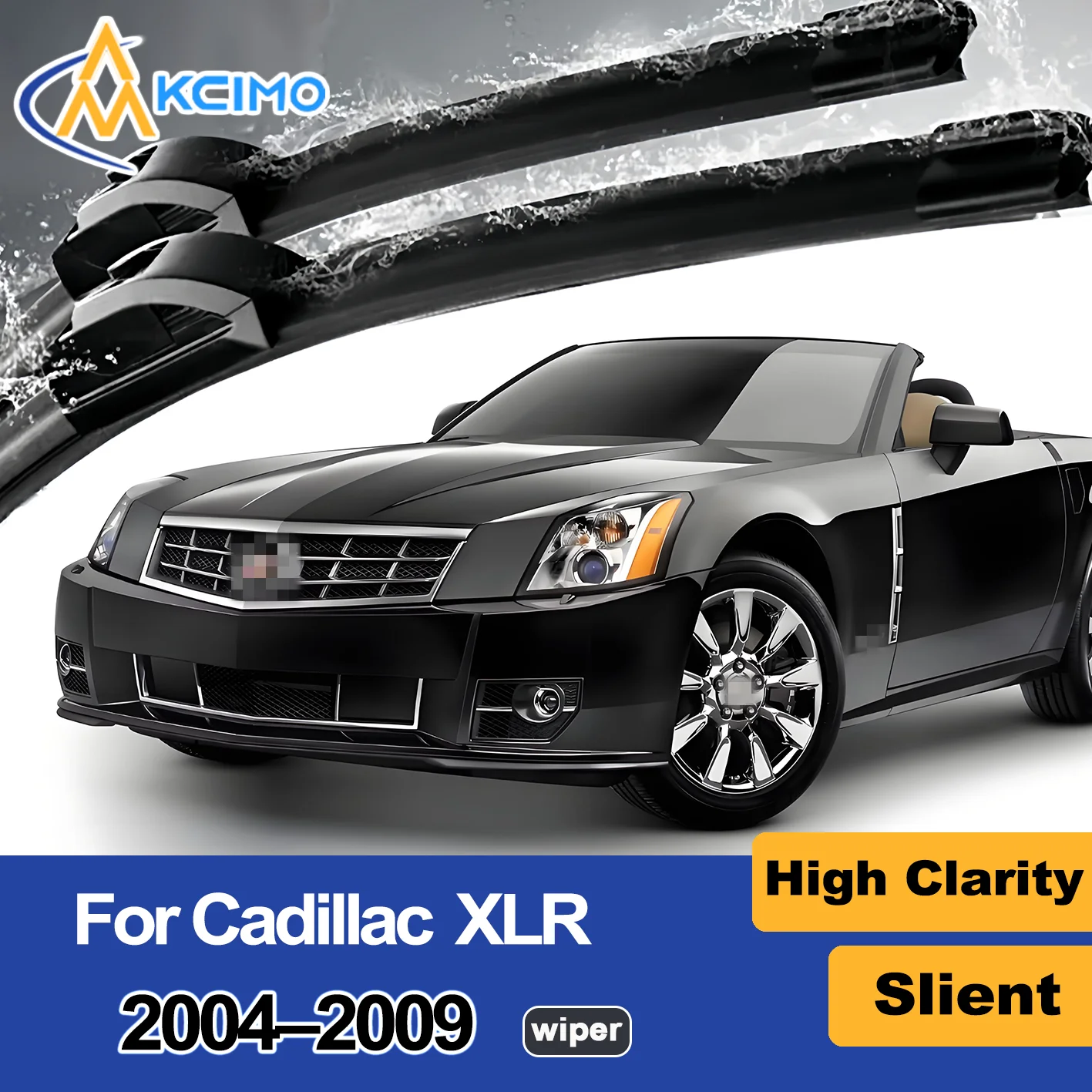 

2PCS New Front Windshield Wiper Blade for Cadillac XLR 2004-2009 XLR-V Front Windshield Auto Wipers Blade Accessories 2009 2008