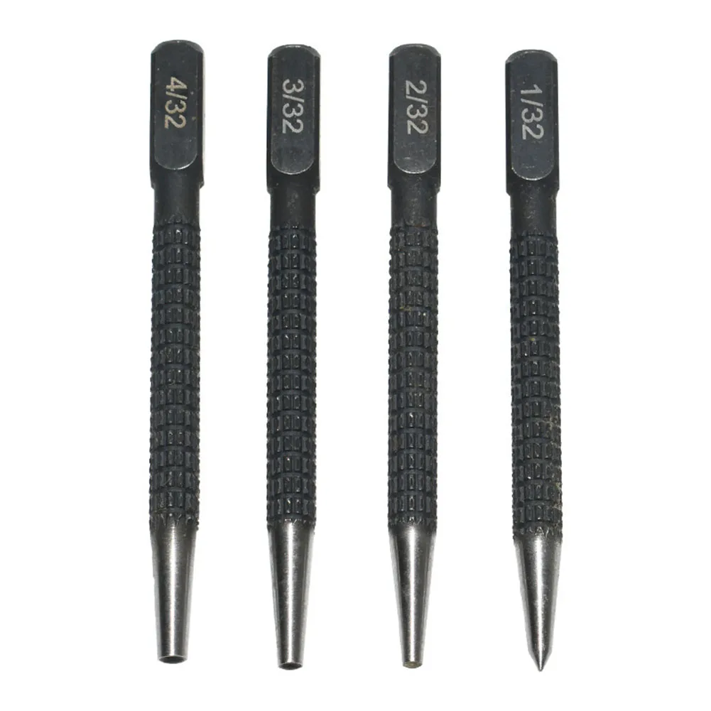 Nail Center Punch Center Punch 1/32 2/32 3/32 4/32 Inch Center Punch Drilling Tools Nail Center Punch Exquisite