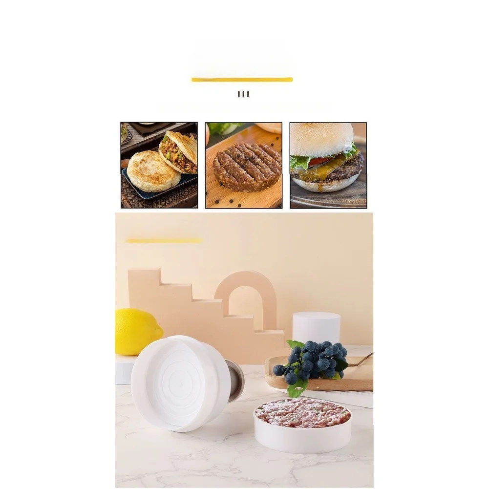 Efficient Patty Press for Home Cooks Who Want Fast and Consistent Results When Preparing Burgers Dumplings or Rice Cakes