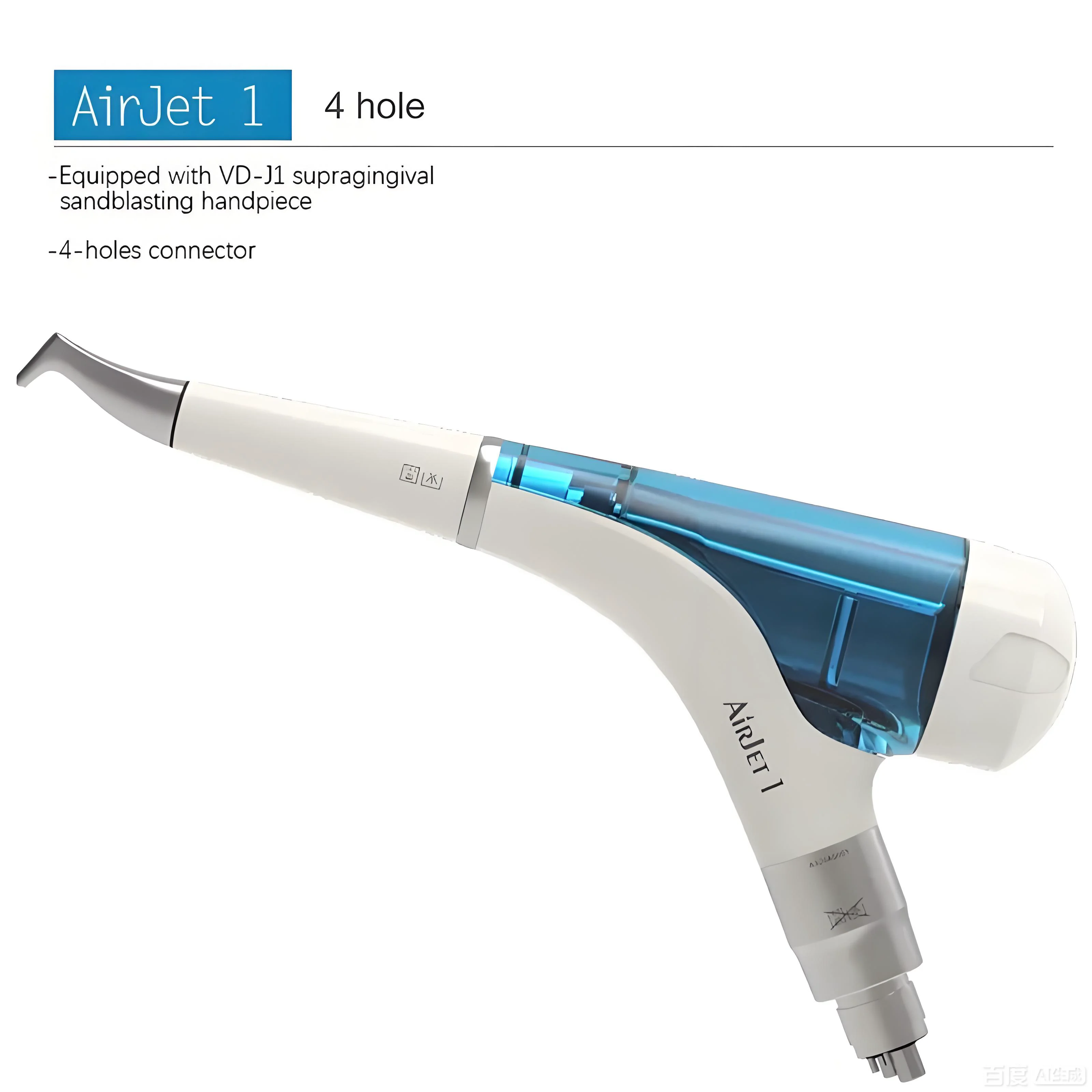 Dental air Prophy Jet Zandstraalmachine Tandheelkundige luchtstroompolijstmachine voor het polijsten en reinigen van tanden Tandheelkundige zandstraalmachine