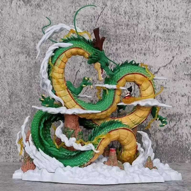 Anime Dragon Ball Z 22cm Heißer Shenron Und Son Goku Figur Figur Pvc Statue Modell Puppe Sammlung Dekoration Ornament spielzeug Geschenk