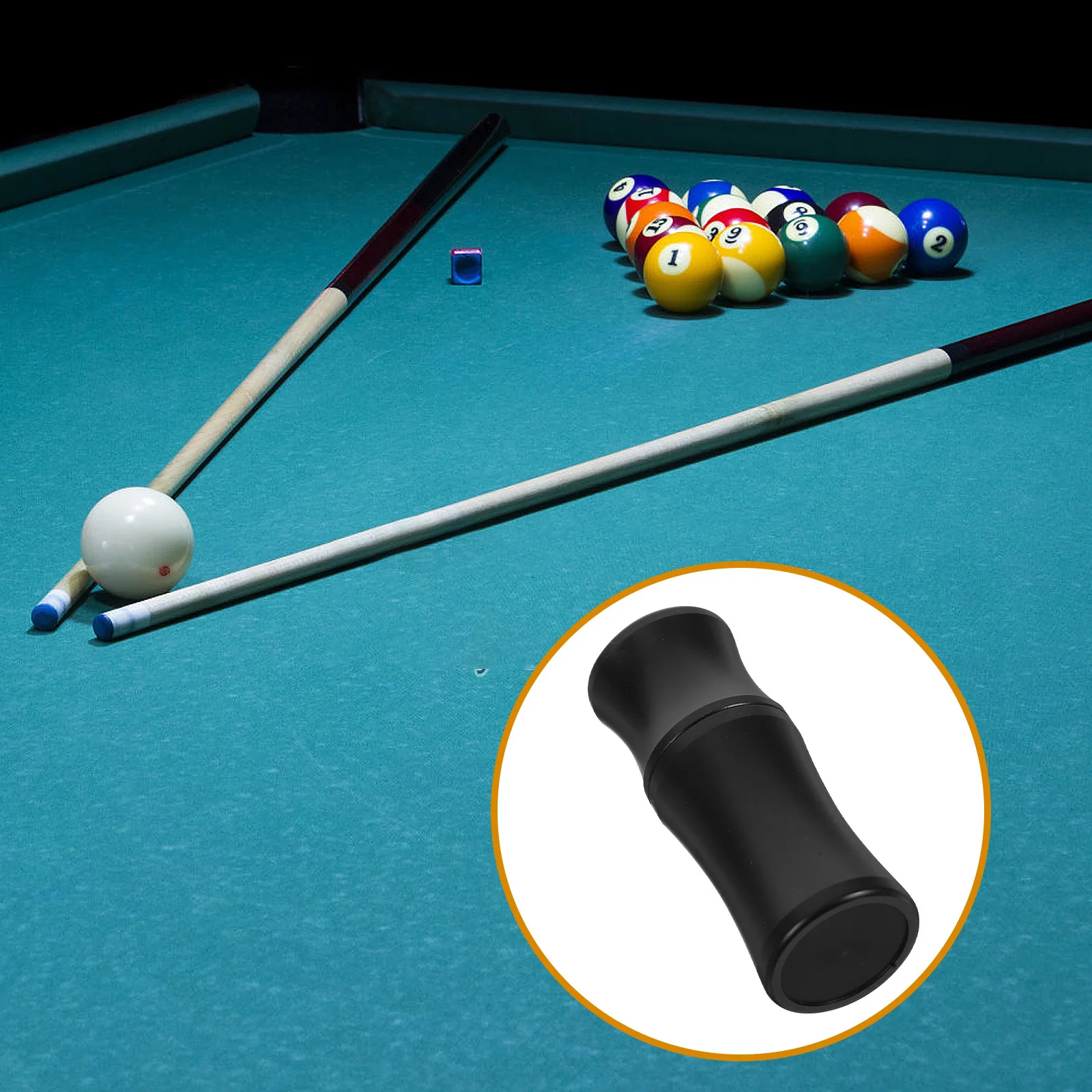 

Heavy Duty Pool Cue Joint Protector Extended Lifespan Billiard Cue Protective Cover for Table Corner Cap Needs