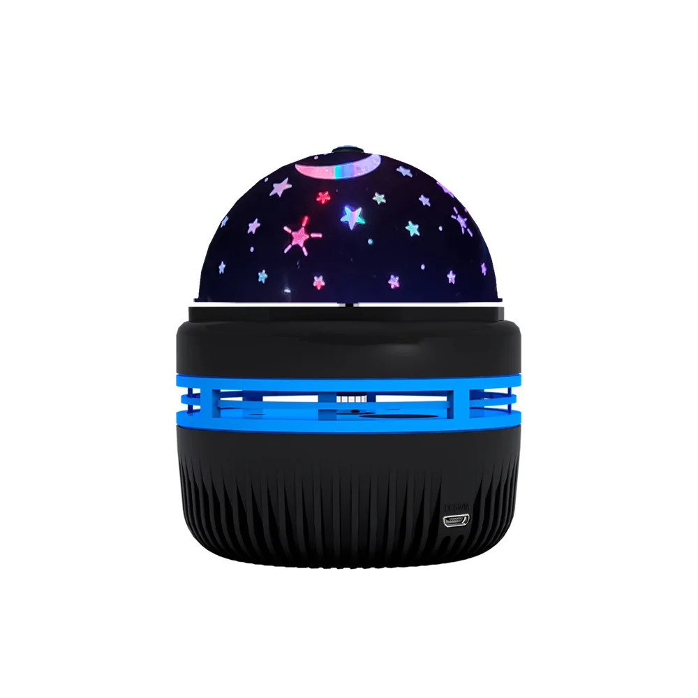 Mini LED Starry Sky Light Projection Night Light Bedside Bedroom Atmosphere Lamp Rotating Magic Ball Stage Light Projector Lamp