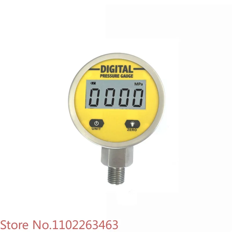 Dial 65mm 250 bar Digital Pressure Gauge Manometer for Water, Oil and Gas