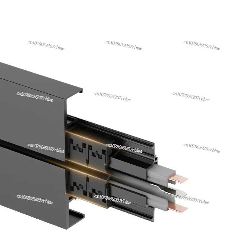 Track Socket Master-Level Design Digital Display Sliding Socket Power Strip Movable Power Open-Mounted Kitchen Socket