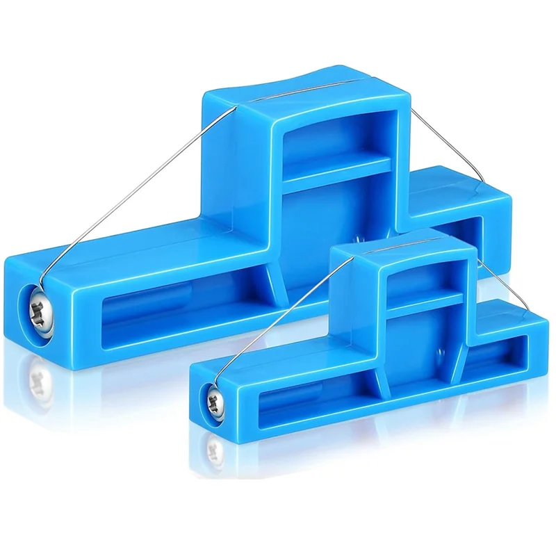 AB34-クレイツールセット-2ピースアングルカット小さな鋼線ベベルカッター陶器トリミング&プラスチックポットの彫刻用