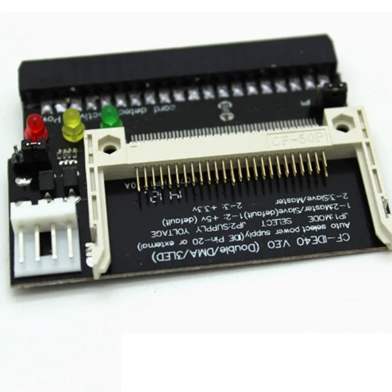 Double Sided CF Card to 3.5 Female 40 pin cf to IDE Adapter Converter Card Standard IDE True-IDE Mode for PC Hard Disk
