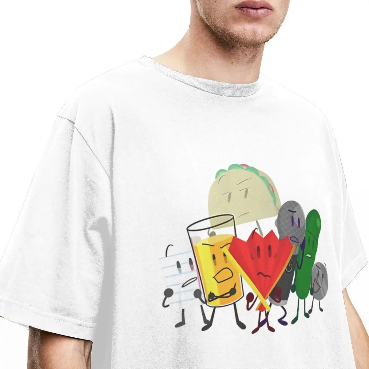 نحن لا نتحدث عن TACO Inanimate الجنون القطن تي شيرت العصرية كول تي شيرت للرجال الصيف رهيبة عادية كم قصير بلايز