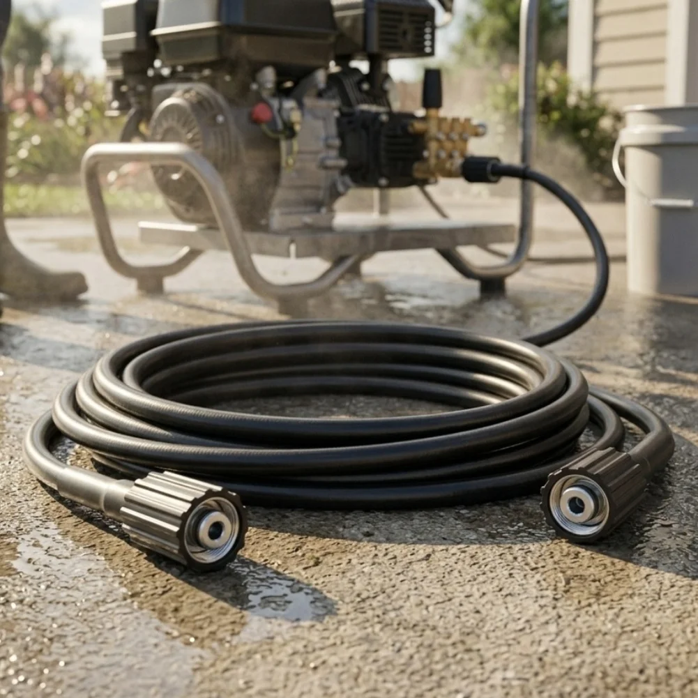For Cleaning Machines Hose Hose With M22-14mm Thread Gas Connection. Practical Specifications This Hose Is Solid 20/50ft 2050ft