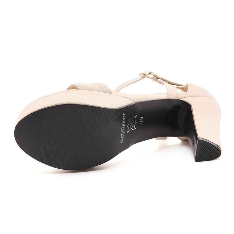 Brand New Sales Rome Black Beige Women Glamour Platform Sandals Gladiator Heels Fashion Lady Shoes EBS33 Plus Big Size 10 31 43 image 6