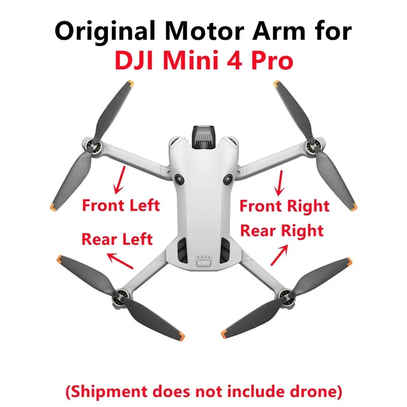 

Motor Arms For DJI Mini 4 Pro Drone Replacement Left Right Front Rear Arm Repair Spare Parts Accessories