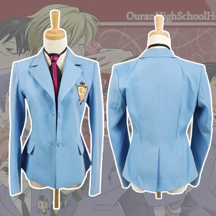 Jacket And Tie Only Ouran High School Men Women Host Club School Haruhi Kyoya Hikaru Takashi Uniform Cosplay Costume And Wig