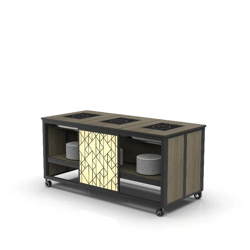 Dining Room Kitchen Living Room Bedroom Hotel or Bar Foldable Wood Metal Furniture