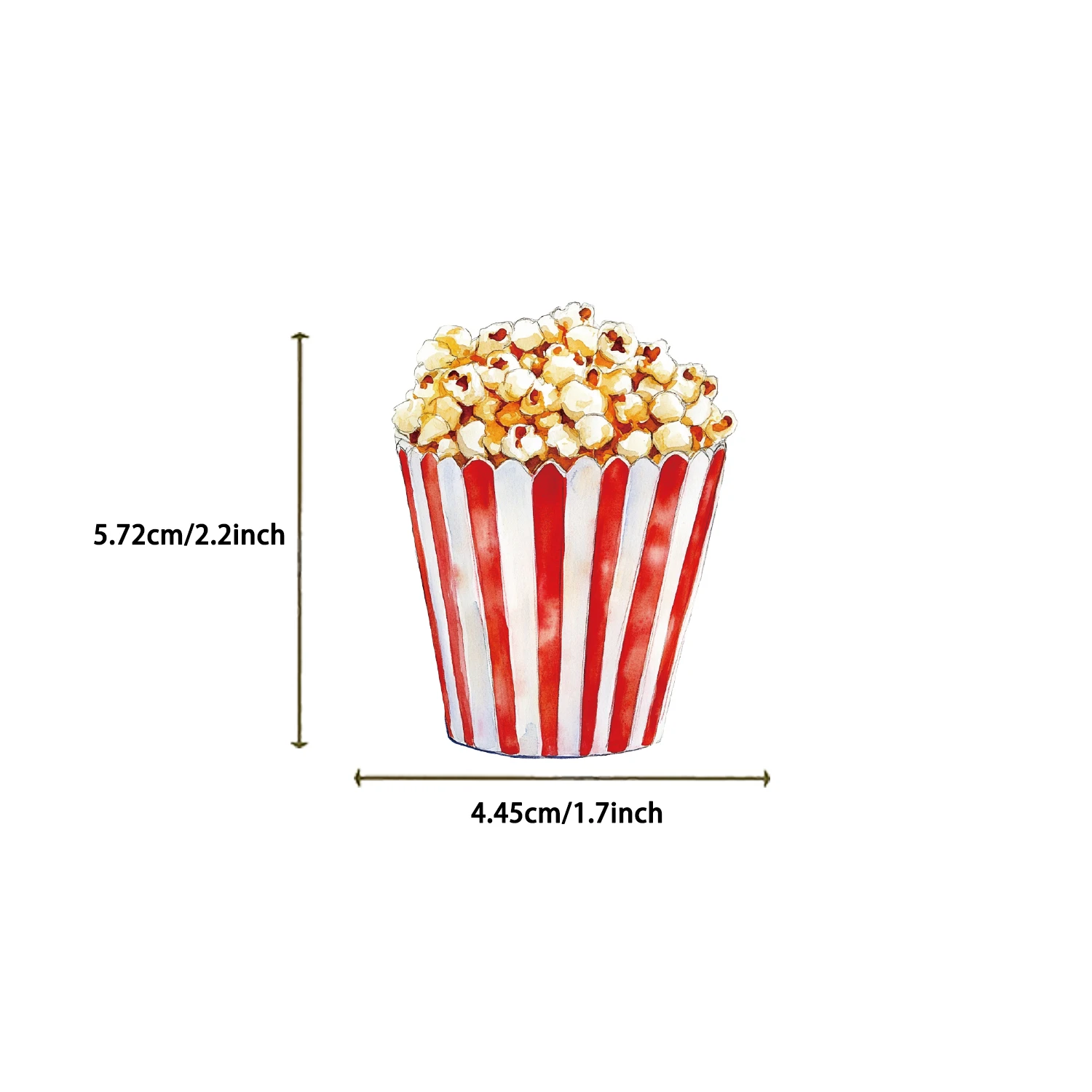 50 STKS Creatieve Filmprojector PET Transparant Materiaal Stickers Decals Voor Telefoon Laptop Notebook Koffer Gitaar DIY Cartoon