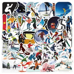 Pegatinas de Graffiti para deportes extremos, calcomanías divertidas de esquí, nieve, montaña, equipaje, portátil, bicicleta, monopatín, refrigerador, 10/30/50 piezas