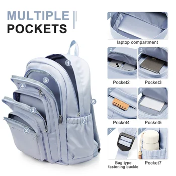 Sac à dos décontracté en nylon, sac à dos pour femme, design...