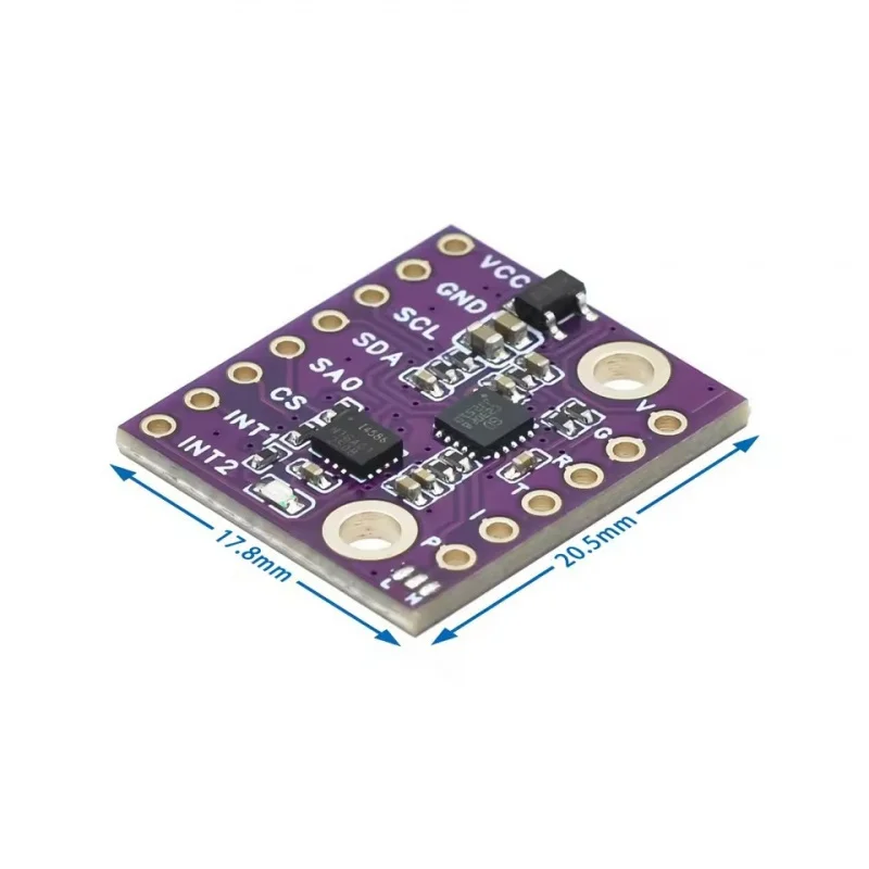 601N1 6-Axis Sensor Module ICM-42688 ICM-45686 BMI323 Gyroscope Accelerometer
