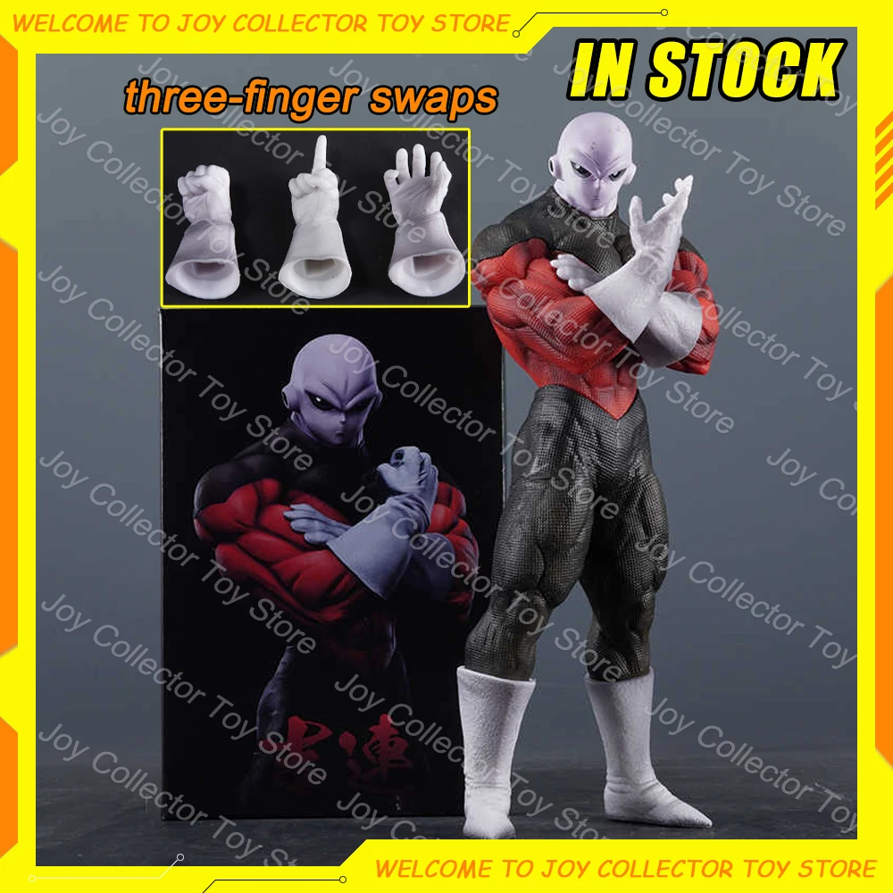 26cm Anime Dragon Ball Z Figures Jiren Action Figure Three Hands Replaceable Full Power Jiren GK Figurine Collection Model Toys