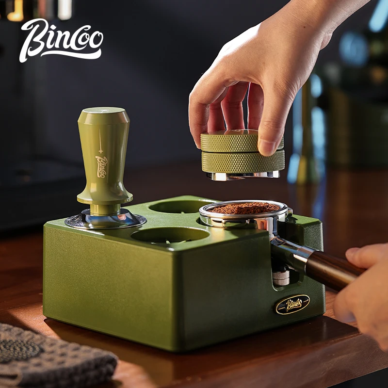 Bincoo Coffee Powder Press Stand Espresso Machine Matching Utensils Handle Support Frame Powder Press Filler Base