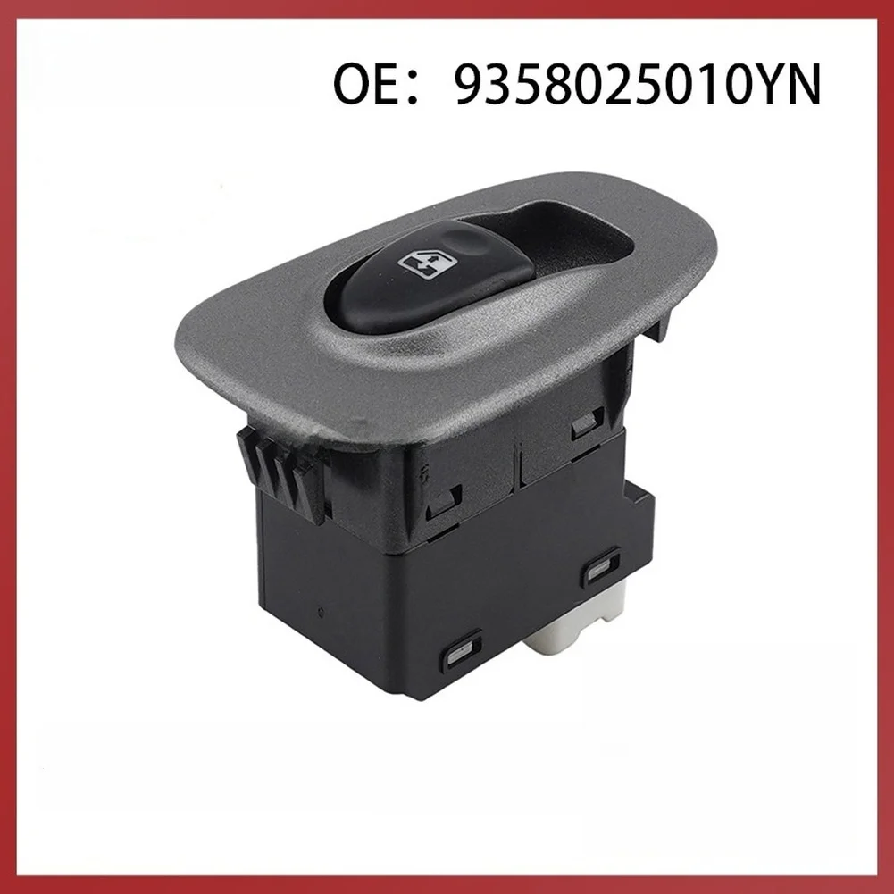 5 Pin Window Control Switch with Orange Backlight for Hyundai Accent II MK2 LC 2000-2005 LHD ABS Black Housing