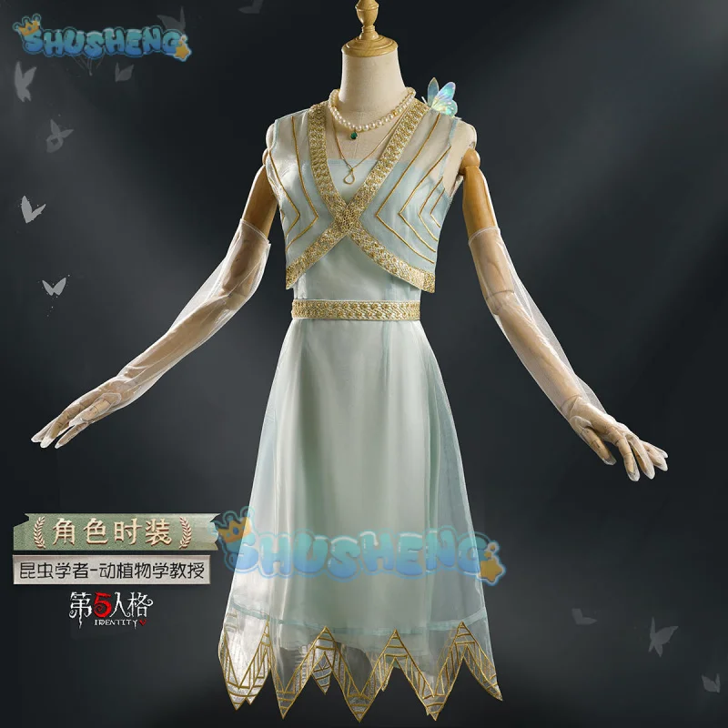 Identity V Melly Plinius Professor Of Zoology And Botany QiZhen Fashion Game Suit Elegant Dress Cosplay Costume Women