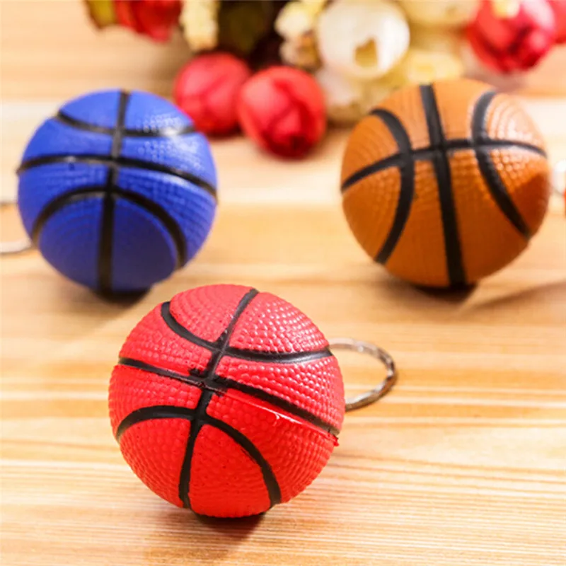 Basketball Key Chain Cute Ball Keyring keychain Jewelry Gifts Creative Random