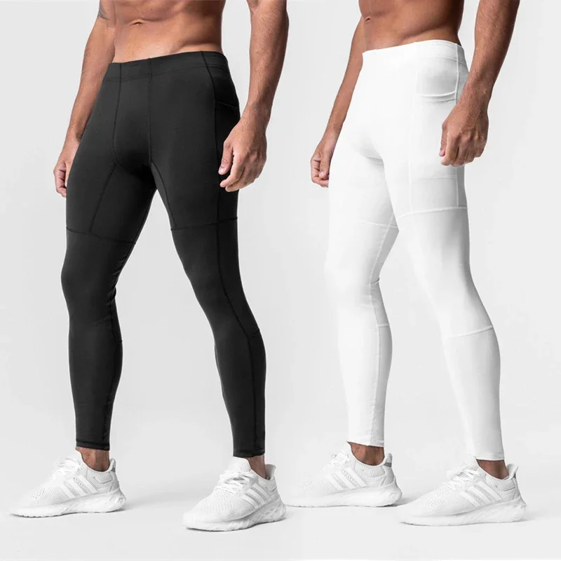 

Men Sport Tights Gym Running Leggings Training Exercise Pants Crossfit Basketball Soccer Fitness Man Clothes