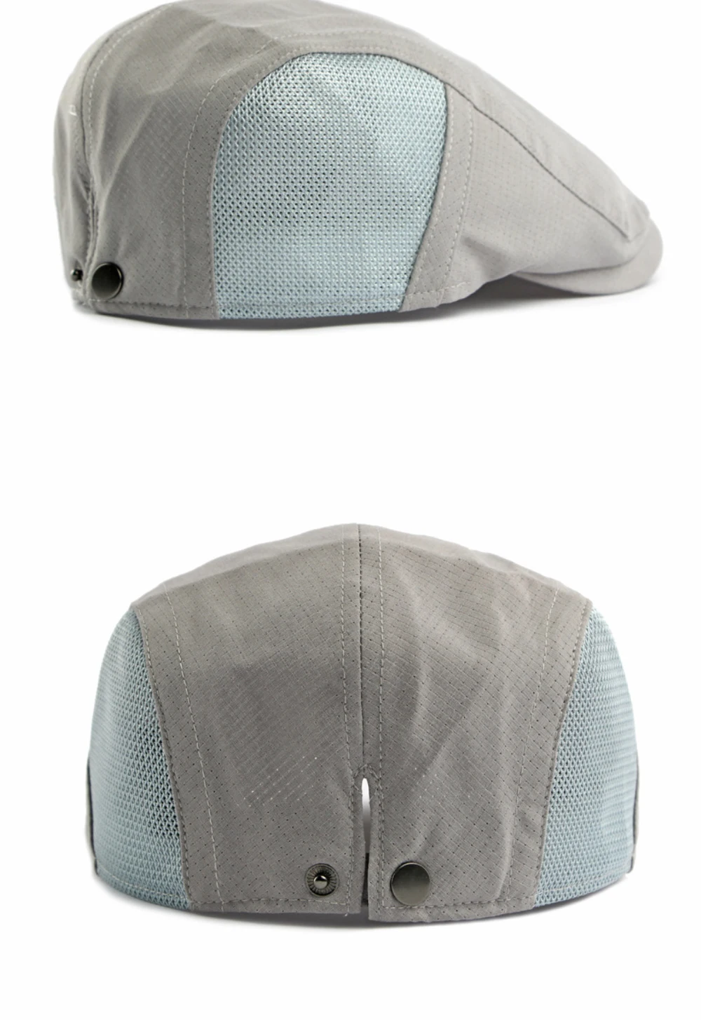 HT5109 Herren- und Damen-Baskenmützen, Frühling-Sommer-Sonnenkappe, Retro-Künstlermütze, Unisex Ivy Flat Cap, Verstellbare Netz-Baskenmütze – Detail 12