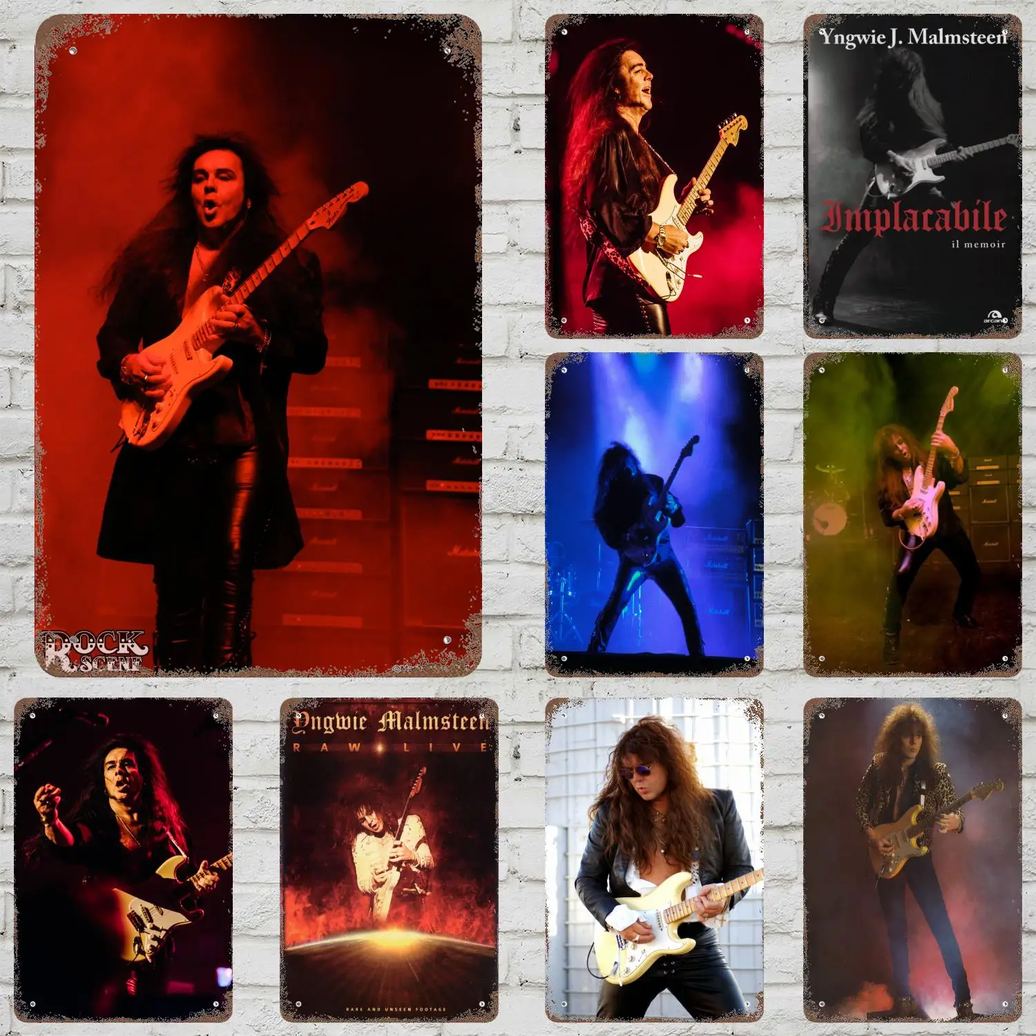 Y yngwie malmsteen-letreros de Metal para guitarrista, decoración de pared, carteles de estaño Vintage, decoración de carteles de Metal de capitán para Bar, Pub, Club, decoración de pared