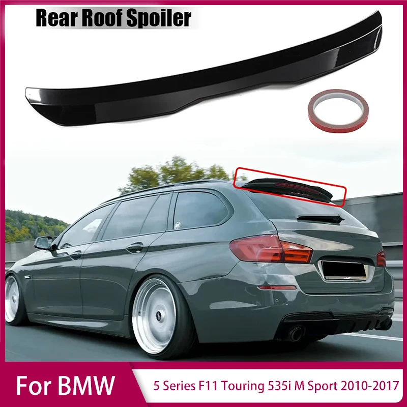 

Rear Roof Lip Spoiler Car Rear Trunk Spoiler Lip Boot Wing Lip for BMW 5 Series F11 Touring 535i M Sport 2010-2017 Decoration