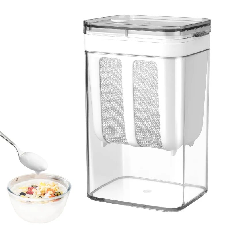 

Yogurt Strainer Fine Mesh Strainer Cheese Yogurt Maker with Lid for Home Reusable Food Strainer Yogurt Filter Kitchen Tools