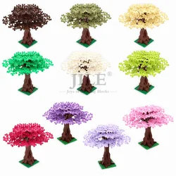 MOC DIY Building Blocks Bricks Jungle Garden Plant Tree Courtyard Compatible City Street View Accessories Construction Toys