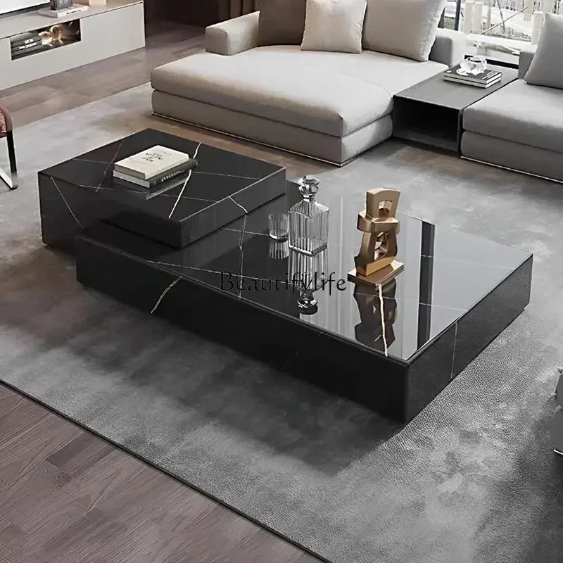 

FG26*Marble coffee table, high-end sense, extensible and simple