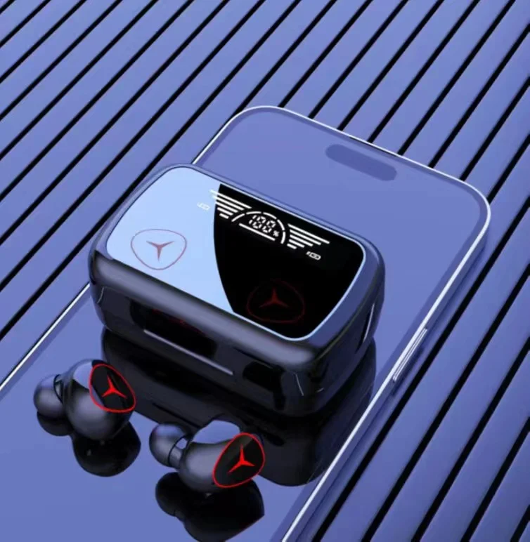 M66pro tws Bluetooth 5.3 Earphone Wireless bluetooth headset Touch Control Gaming Headsets Stereo Sound Noise Reduction With Mic