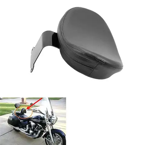 ZORBYZ Motorcycle Driver Rider Backrest Cushion Pad For Honda Shadow VT400 VT750 1997-2003