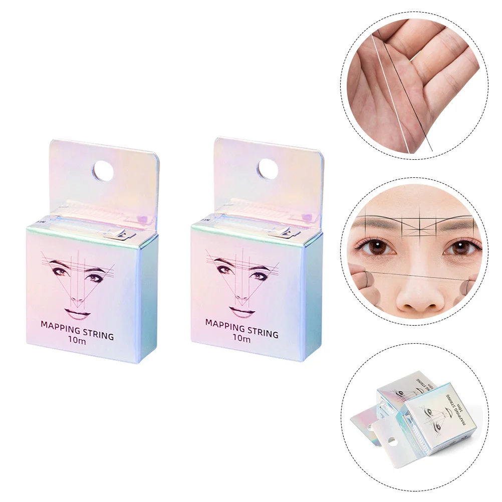 2 stuks wenkbrauw lokaliseren linialen eenvoudige praktische make-up tools voor professionele beginners wenkbrauw vormgeven accessoire