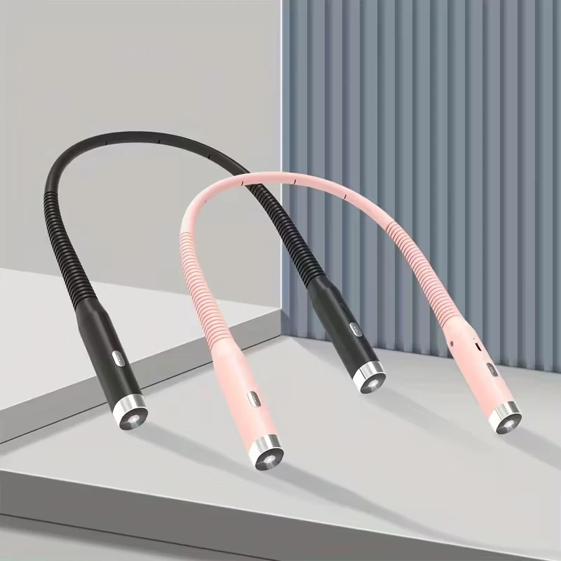 Versatile Neck Reading Light, USB Rechargeable Book Light, Adjustable Arm for Comfortable Bedtime Reading Lamps for Book Lovers