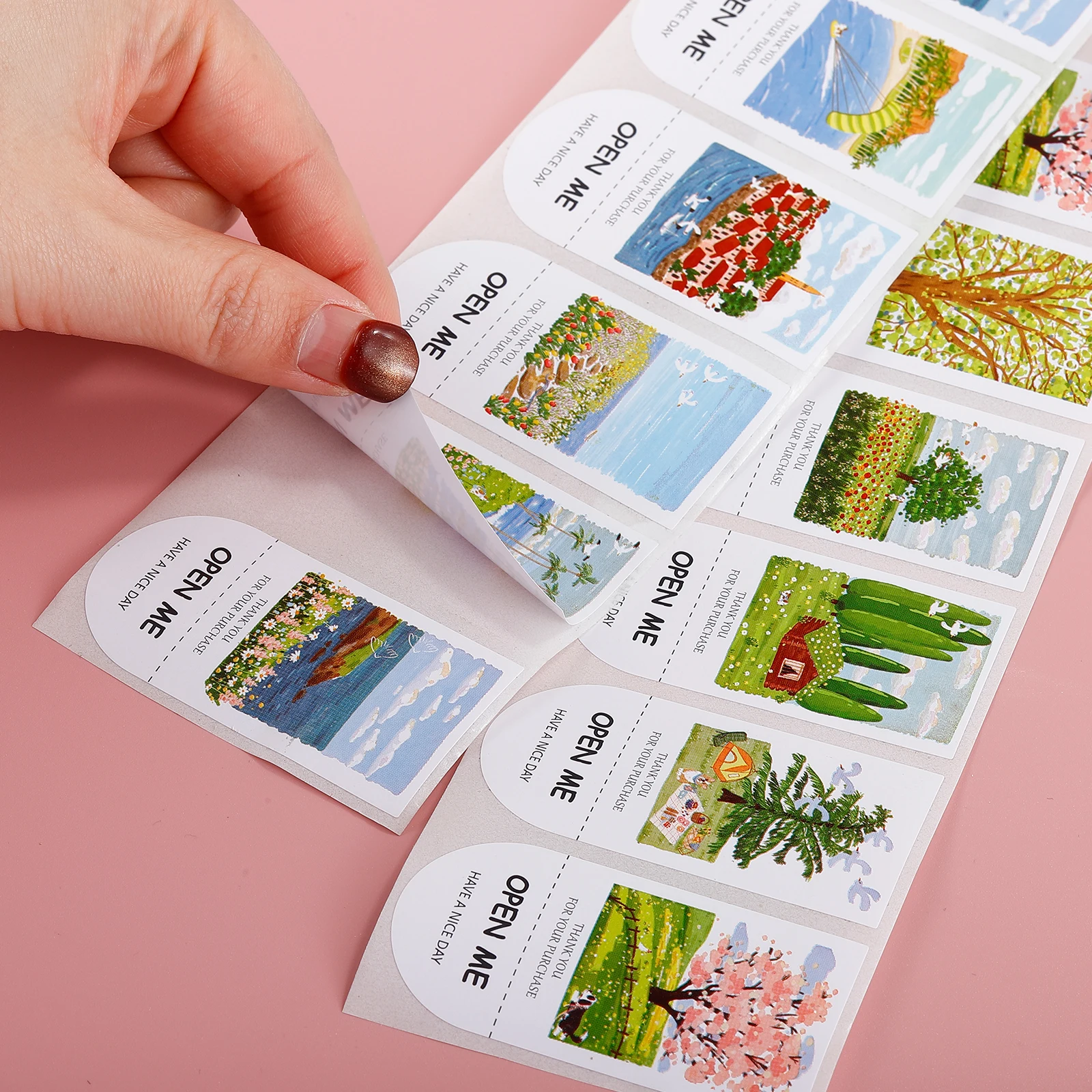 150 Sheets/Roll Journal Stickers, Can Be Cut Creative Decorative Stickers, Gift Box Decoration