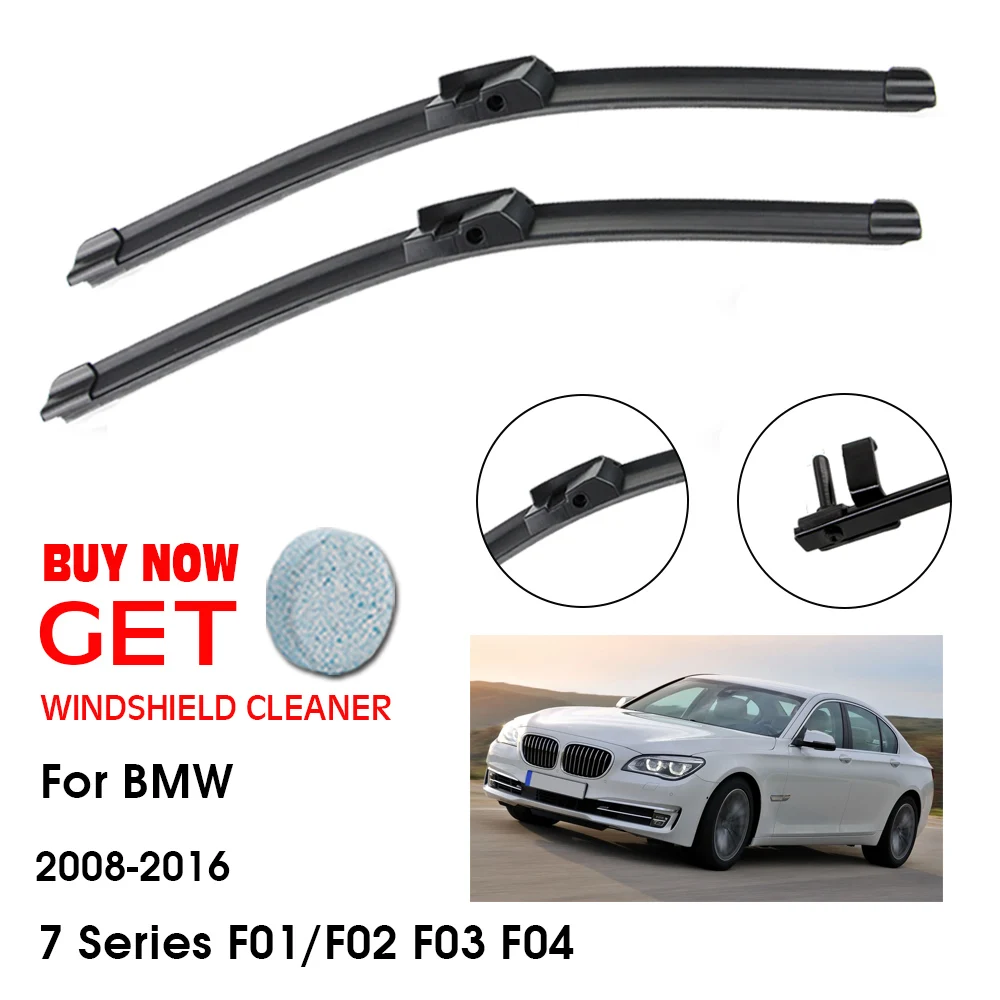 

Car Wiper For BMW 7 Series F01/F02 F03 F04 26"+18" 2008-2016 Front Window Washer Windscreen Windshield Wipers Blades Accessories