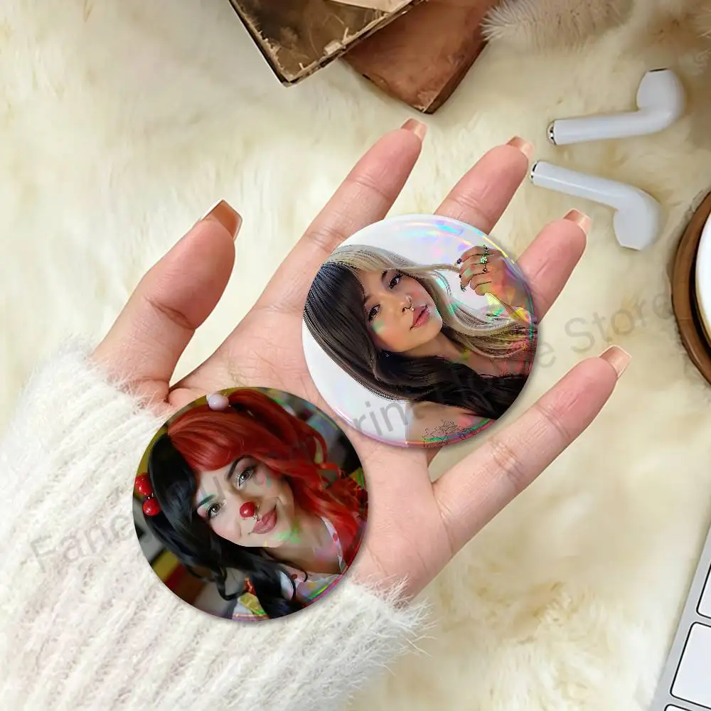 M-Melanie M-Martinez Hades Enamel Pin Tinplate Round Brooch Cosplay Nijigen Otaku Culture Badges 58mm 44mm 32mm 75mm 25mm