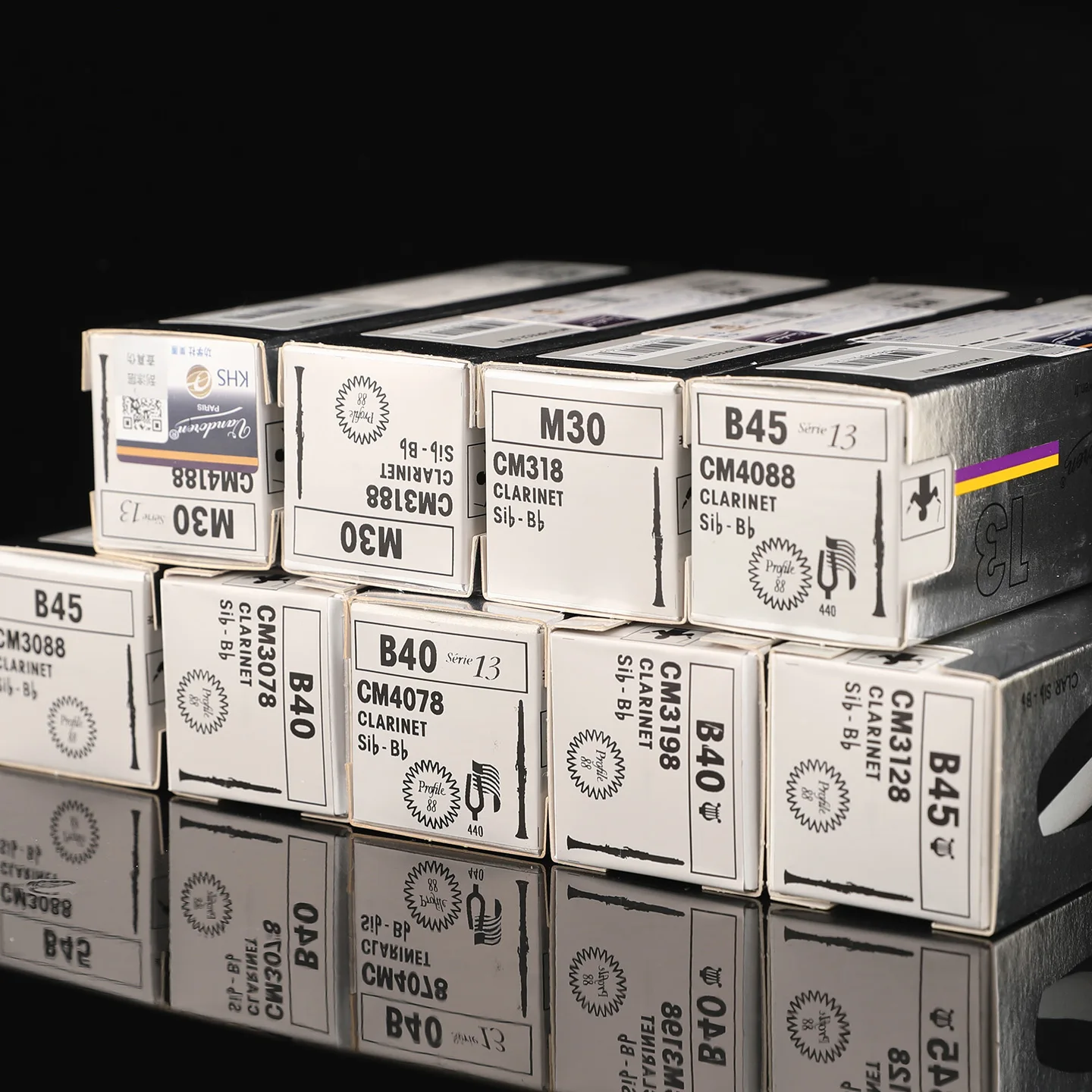 France Vandoren High Density Ebonite Mouthpieces Black Diamond Series Bb Clarinet Mouthpiece HD BD4 BD5 BD6 BD7 M30 B40 B45