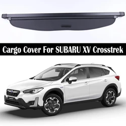 Rear Trunk Cargo Cover For SUBARU XV Crosstrek 2018-2025 Shield Shade Curtain Partition Board Privacy Security Accessories
