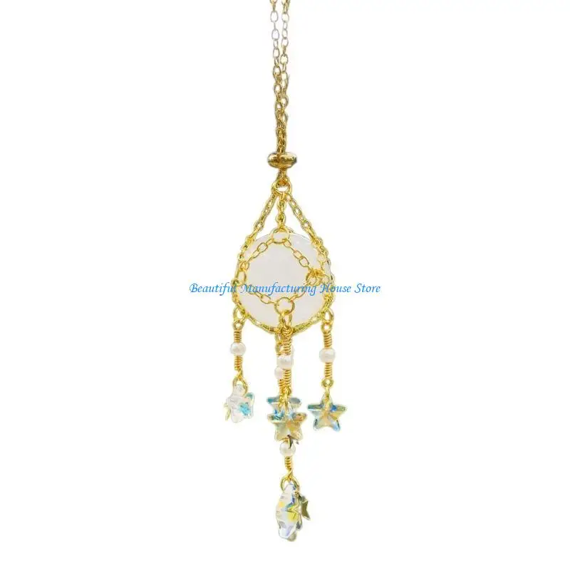 

E56A Metal Cage Holder Pendant Empty Pendant Holder Crystal Stone Pendant Holder