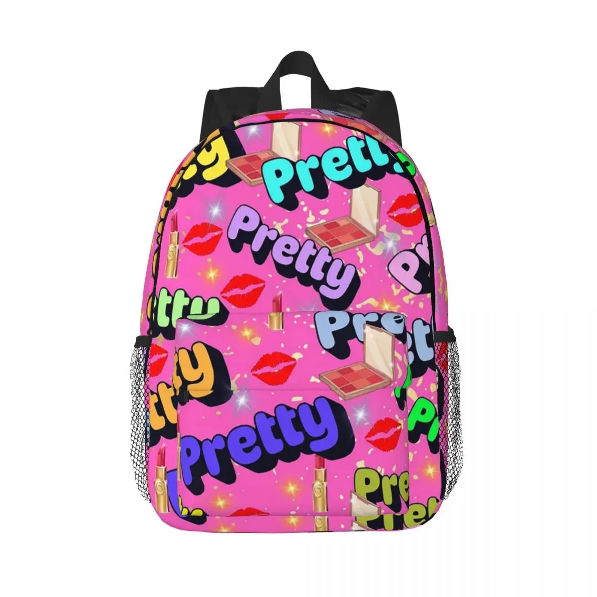 Mochila bonita con diseño de patrón para adolescentes, morral escolar de dibujos animados para estudiantes, bolso de hombro para ordenador portátil de gran capacidad