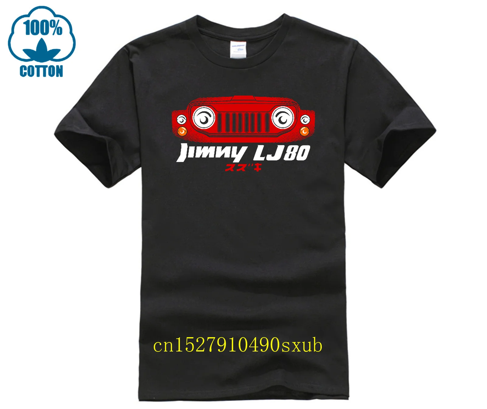 Gia Kaos Jimny ienkrik LJ80 Kaos Daught Shirt Mobil Offroad Jimny Fashion T-shirt Men