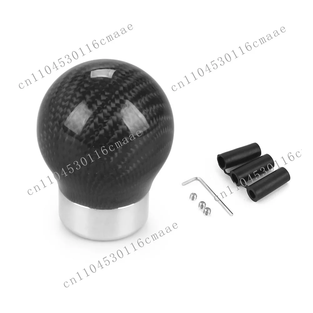 Genuine carbon fiber and aluminum shift knobs, manual transmission, universal, unnumbered